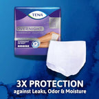 Tena Incontinence Underwear for Overnight, Unisex, Large, 11 Count