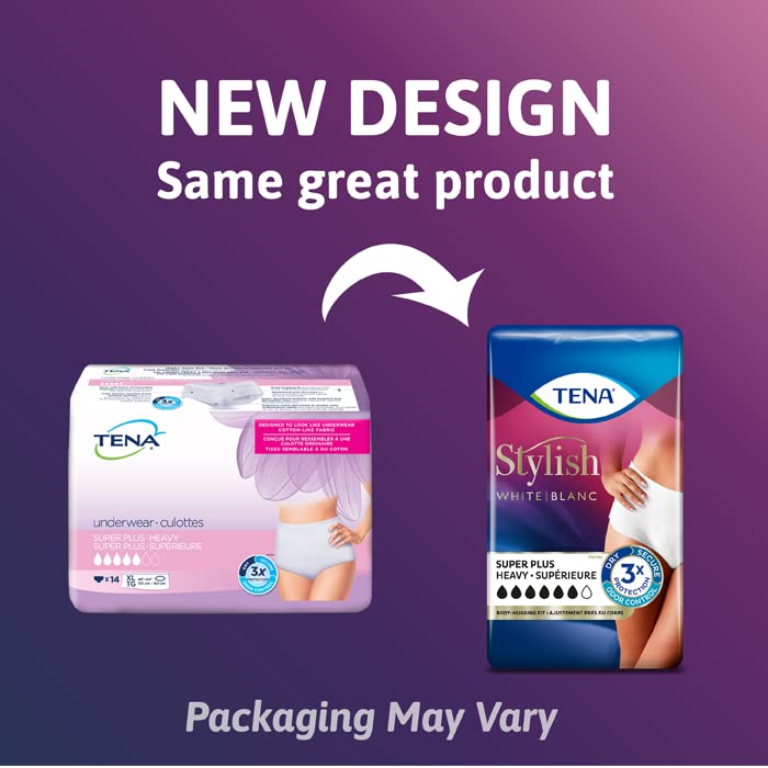 Tena Incontinence Underwear for Overnight, Unisex, Large, 11 Count