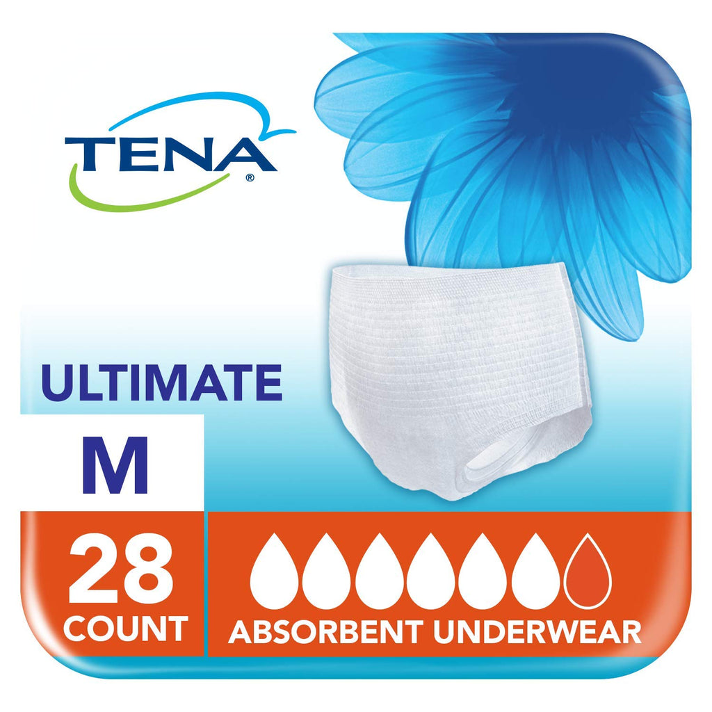 Tena Incontinence Underwear for Overnight, Unisex, Large, 11 Count