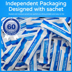 Waterpulse 60 Nasal Rinse Packets,Effective Neti Pot Salt Packets,Nasal Rinse Salt Packets Individually Wrapped - Convenient Solution for Sinusitis, Allergies and Cold Relief