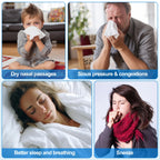 Waterpulse 60 Nasal Rinse Packets,Effective Neti Pot Salt Packets,Nasal Rinse Salt Packets Individually Wrapped - Convenient Solution for Sinusitis, Allergies and Cold Relief